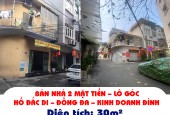 BÁN NHÀ 2 MẶT TIỀN – LÔ GÓC – HỒ ĐẮC DI – ĐỐNG ĐA – KINH DOANH ĐỈNH