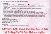 ĐẤT SIÊU ĐẸP- Chính Chủ Cần Bán Lô Đất Vị Trí Đẹp Tại Phường Cam Nghĩa, Thành phố Cam Ranh