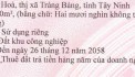BÁN/CHO THUÊ NHÀ XƯỞNG KCN THÀNH THÀNH CÔNG 6.628 m²