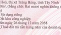 BÁN/CHO THUÊ NHÀ XƯỞNG KCN THÀNH THÀNH CÔNG, TÂY NINH 20.027m²